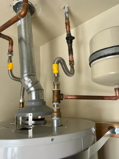 Water heater installation and plumbing repair in Northfield